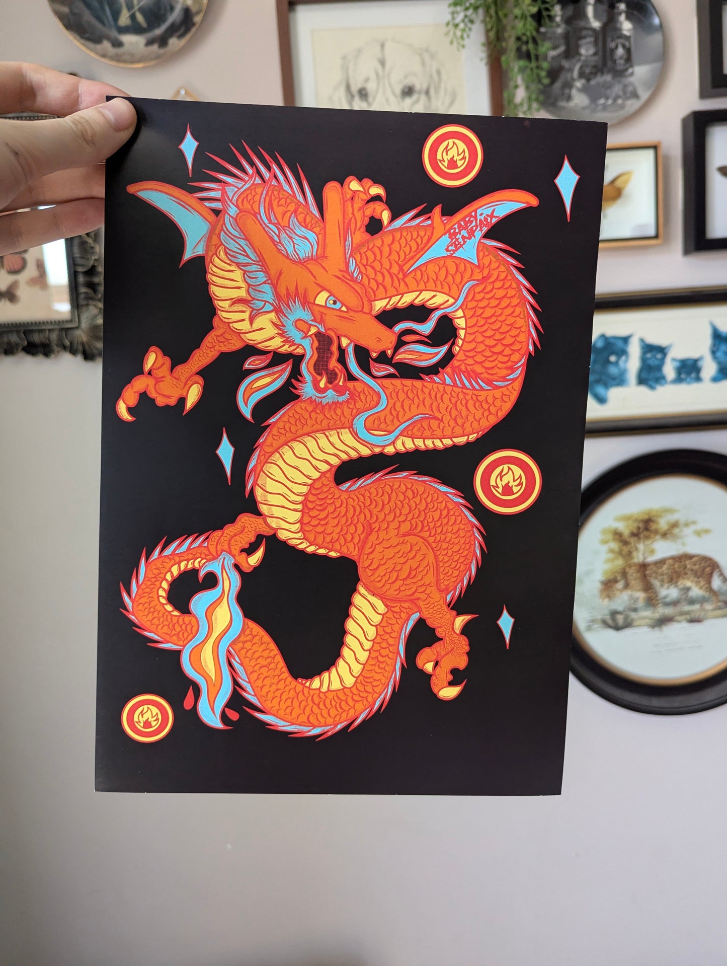 Chinese Dragon Poster