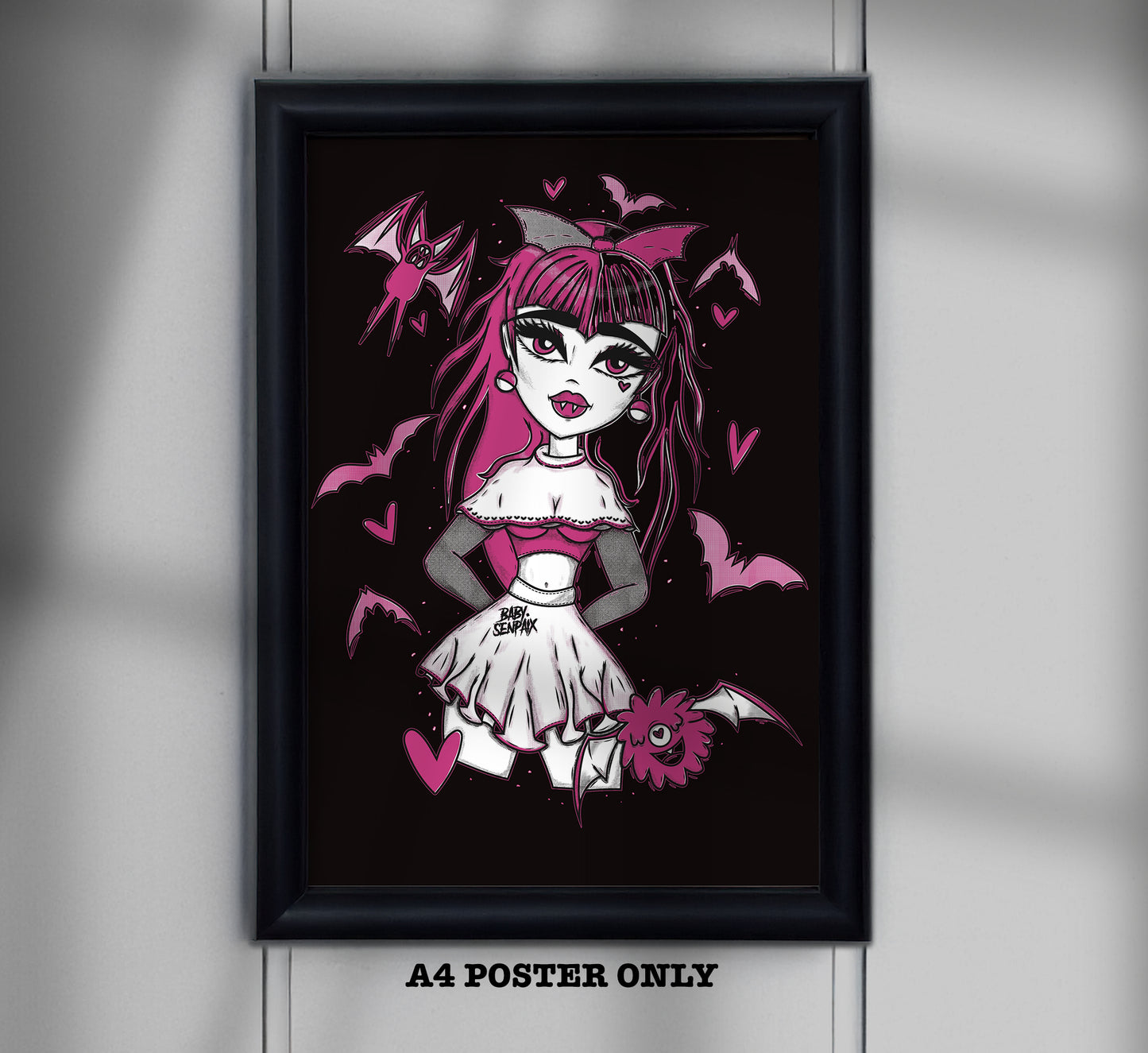 A4 Draculaura Poster