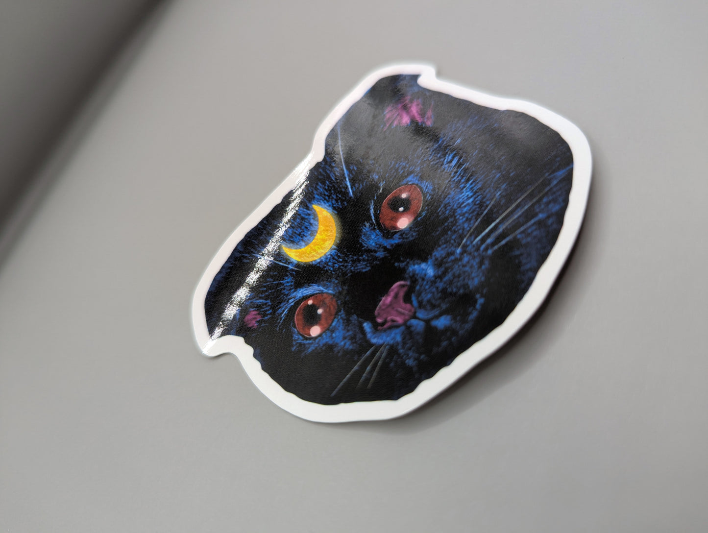 Handmade Lunacat sticker