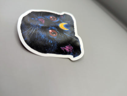 Handmade Lunacat sticker