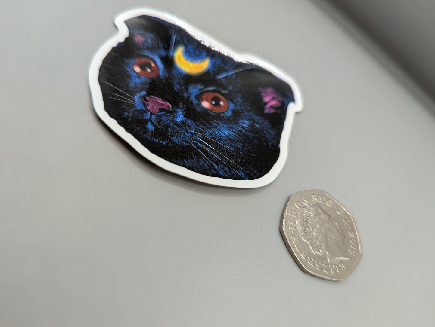 Handmade Lunacat sticker