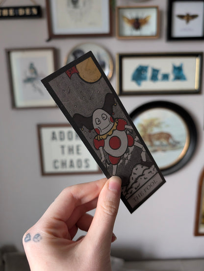 Handmade Mime Tarot Bookmark