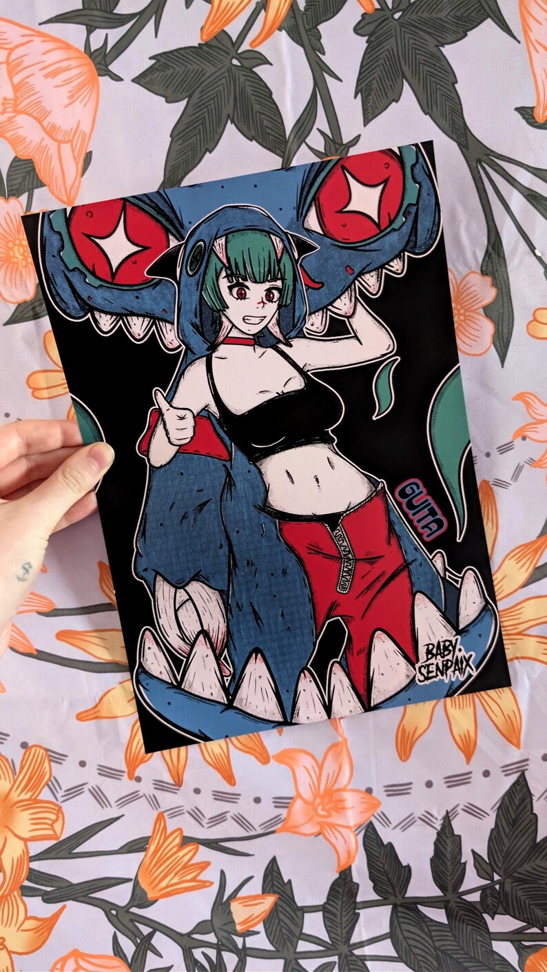 Kaiju Trash A4 Poster