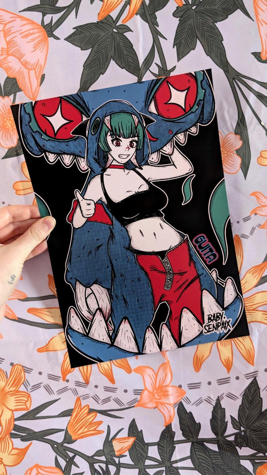 Kaiju Trash A4 Poster