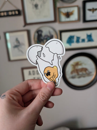 Egg sticker