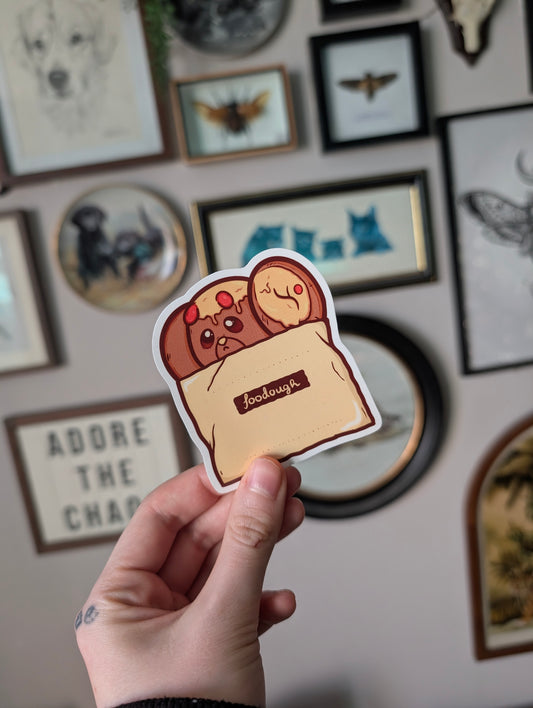 Fidough pizza sticker