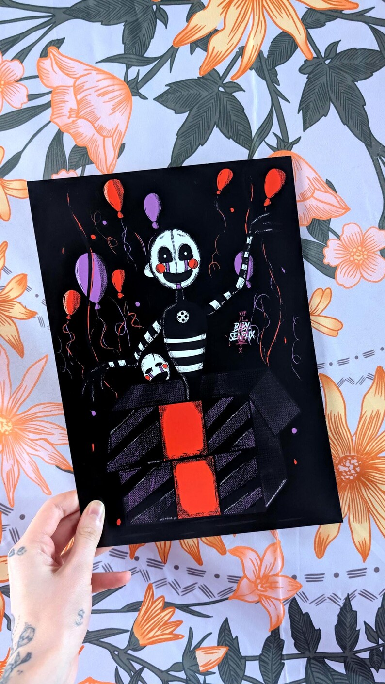 A4 Puppet poster