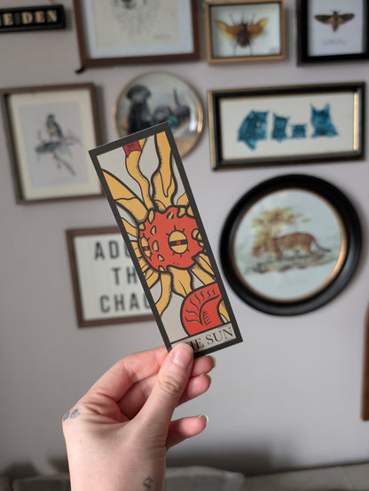 Handmade solrock tarot bookmark