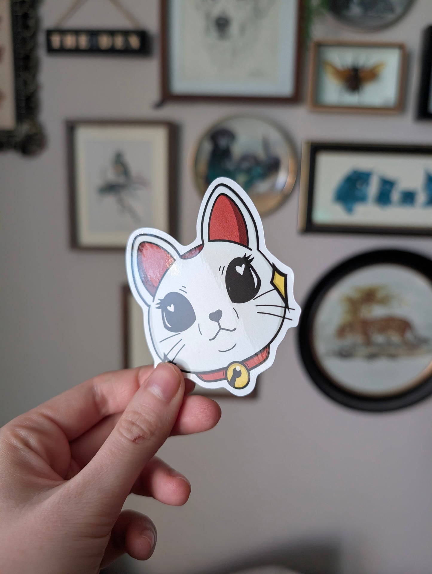 Turbo kitty sticker