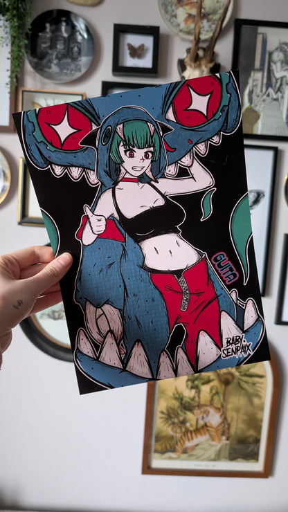 Kaiju Trash A4 Poster