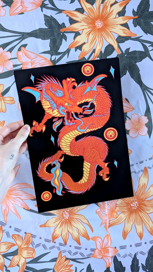 Chinese Dragon Poster
