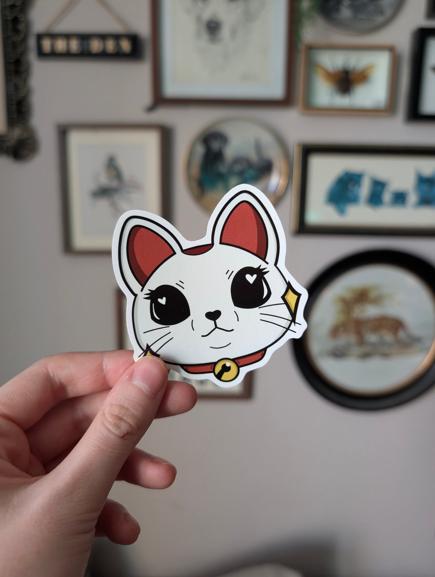 Turbo kitty sticker