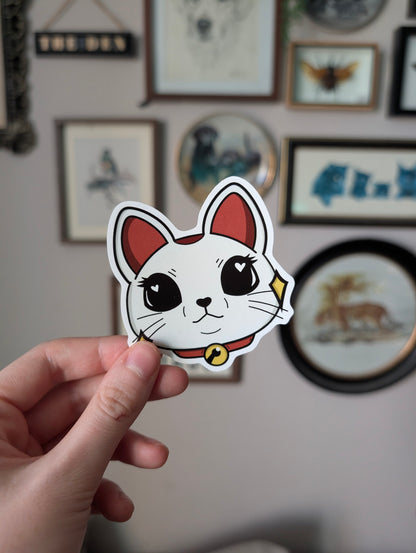 Turbo kitty sticker