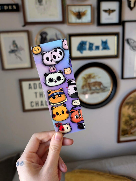 Handmade CatAnime Bookmark