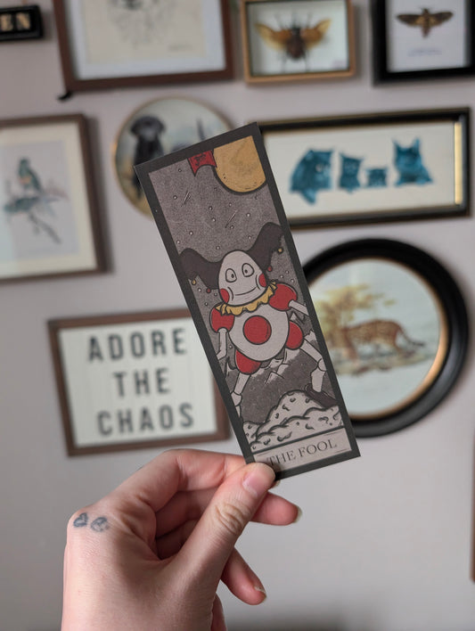 Handmade Mime Tarot Bookmark