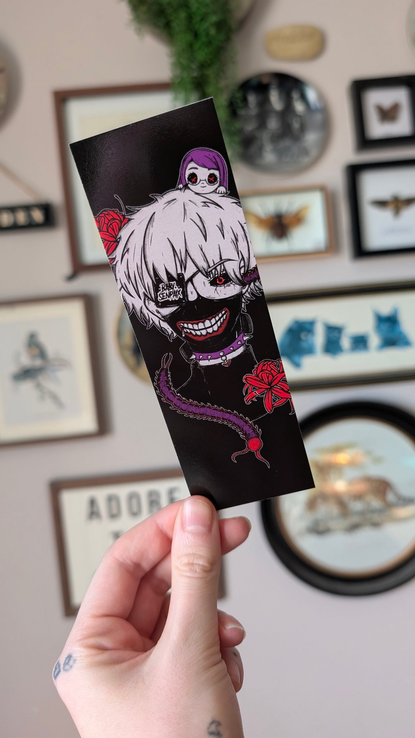 Centipede boy bookmark